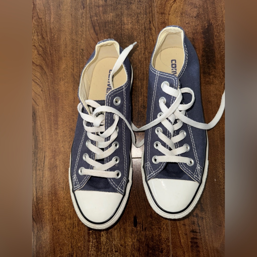 Converse Navy Blue Low-Top Sneakers